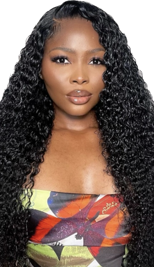 Exotic Curly  Lace Closure Wig