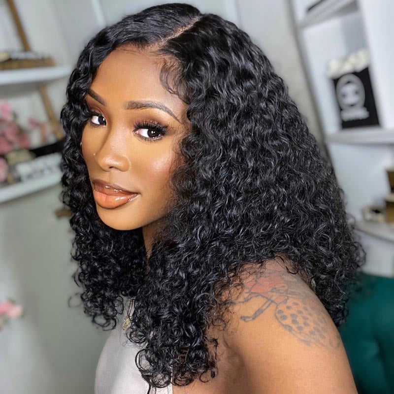 Burmese Curl Bob Wig