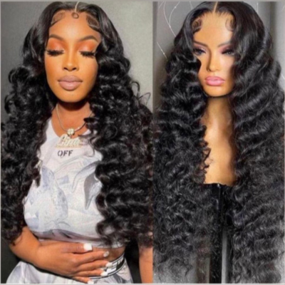 Deep Wave Lace Closure Wig