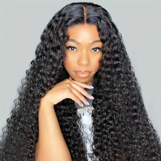 Deep Curly Lace Closure Wig