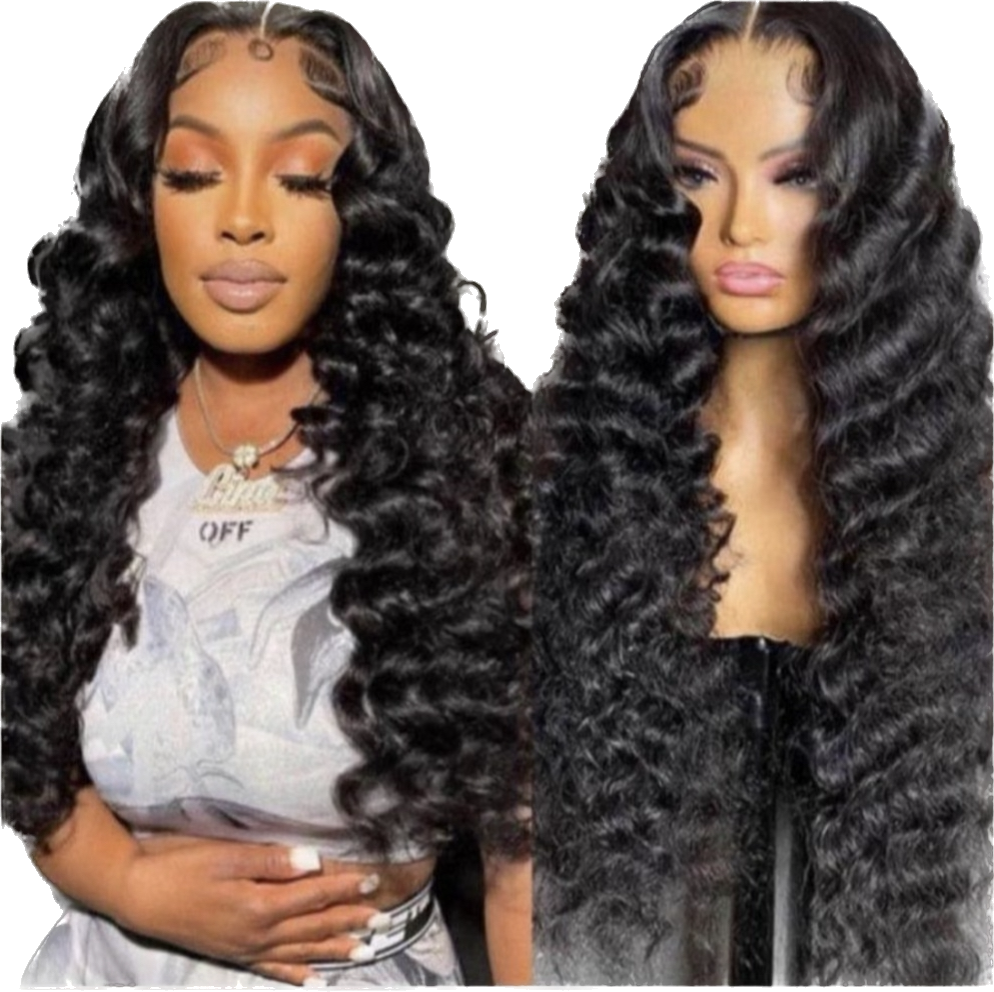 Deep Wave Frontal Wig