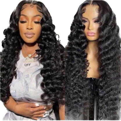 Deep Wave Frontal Wig